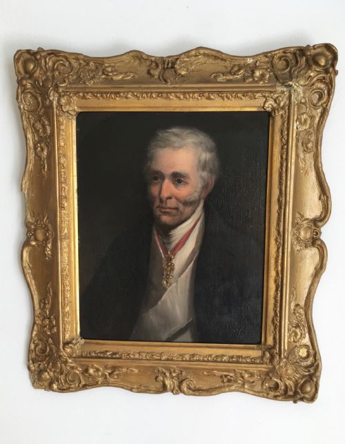 1st Duke of Wellington, Oil on Board