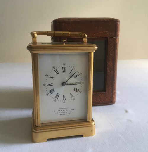French Repeater Carriage Clock with Case