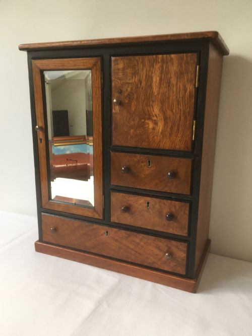 MINIATURE OAK COMPACTUM WARDROBE OR CHEST - ADDITIONAL PHOTO 6
