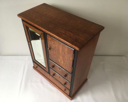 MINIATURE OAK COMPACTUM WARDROBE OR CHEST - ADDITIONAL PHOTO 11