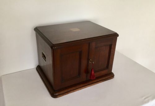 Mahogany Campaign Document Chest