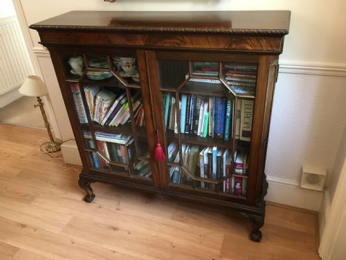 Mahogany Glazed Bookcase