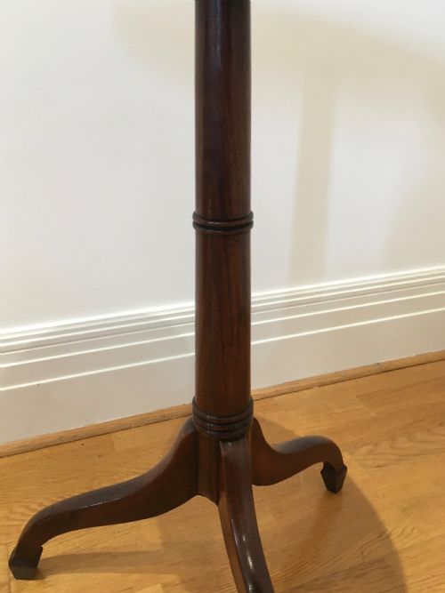 GEORGIAN MAHOGANY TILT TOP TABLE - ADDITIONAL PHOTO 7