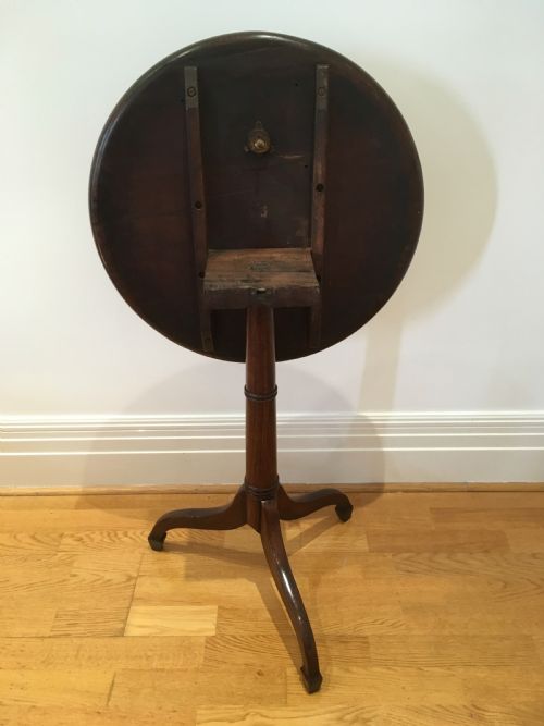 GEORGIAN MAHOGANY TILT TOP TABLE - ADDITIONAL PHOTO 14