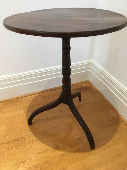 GEORGIAN MAHOGANY TILT TOP TABLE - ADDITIONAL PHOTO 3