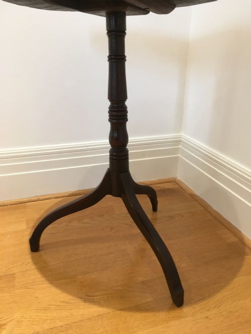 GEORGIAN MAHOGANY TILT TOP TABLE - ADDITIONAL PHOTO 4