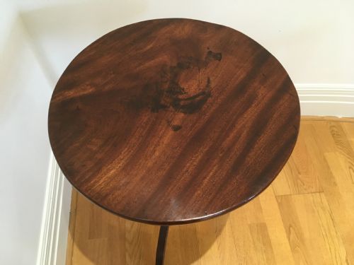 GEORGIAN MAHOGANY TILT TOP TABLE - ADDITIONAL PHOTO 6