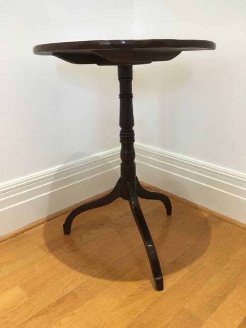 GEORGIAN MAHOGANY TILT TOP TABLE - ADDITIONAL PHOTO 7