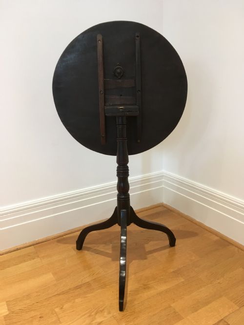 GEORGIAN MAHOGANY TILT TOP TABLE - ADDITIONAL PHOTO 11