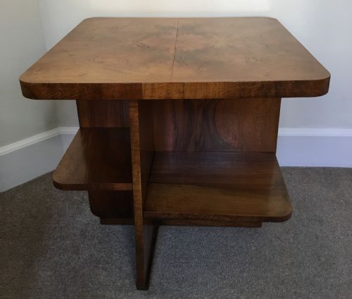Art Deco Walnut Table