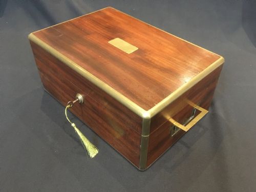 Mahogany Brass Bound Box
