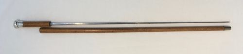 Silver Handled Malacca Sword Stick London 1886