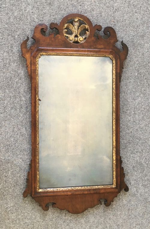 Georgian Walnut Pier Mirror