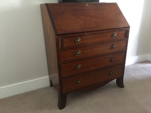 Georgian Mahogany Fall-front Bureau