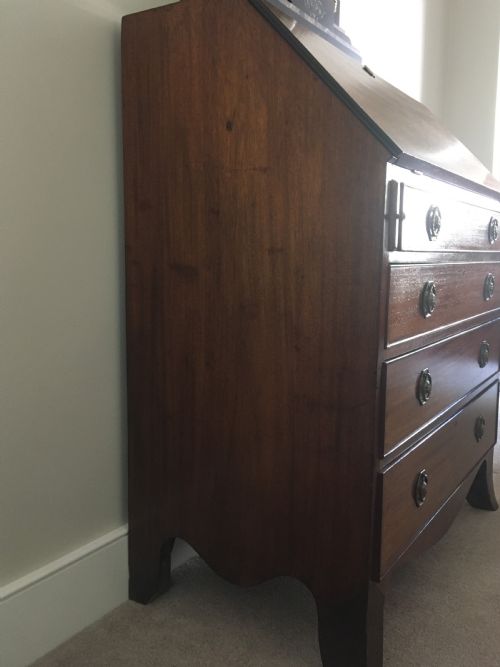 fig 1. Georgian Mahogany Fall-front Bureau