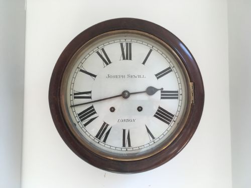Mahogany 10" Dial Striking Wall Clock
