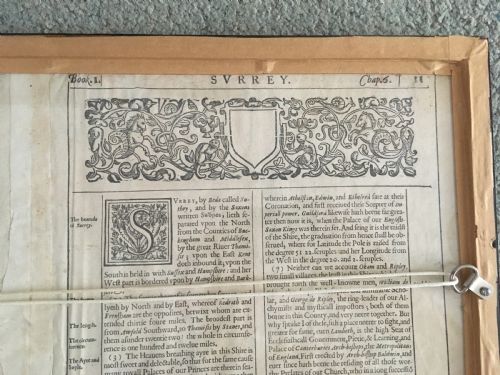 JOHN SPEED MAP OF SURREY 1610 - ADDITIONAL PHOTO 9