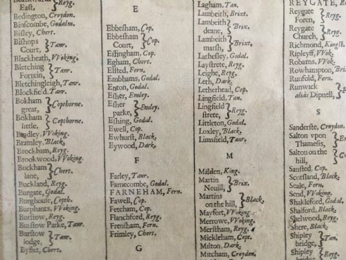 JOHN SPEED MAP OF SURREY 1610 - ADDITIONAL PHOTO 10