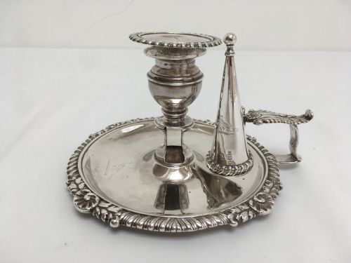 Georgian Silver Chamberstick London 1814