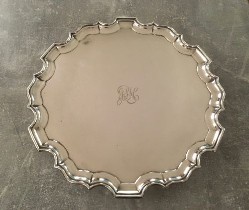 George V Sterling Silver Salver