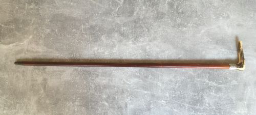ANTLER HANDLED MALACCA SWORD STICK - ADDITIONAL PHOTO 2