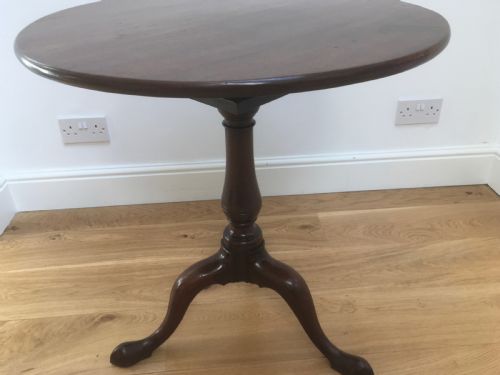 GEORGIAN MAHOGANY TILT TOP TABLE - ADDITIONAL PHOTO 5