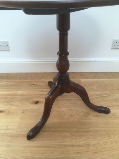 GEORGIAN MAHOGANY TILT TOP TABLE - ADDITIONAL PHOTO 6