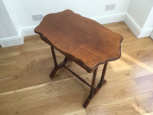 VICTORIAN MAHOGANY SIDE TABLE WITH DRAWER - ADDITIONAL PHOTO 11