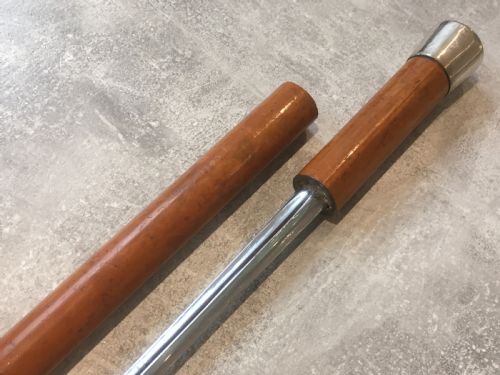 SILVER TOPPED MALACCA SWORD STICK - ADDITIONAL PHOTO 9