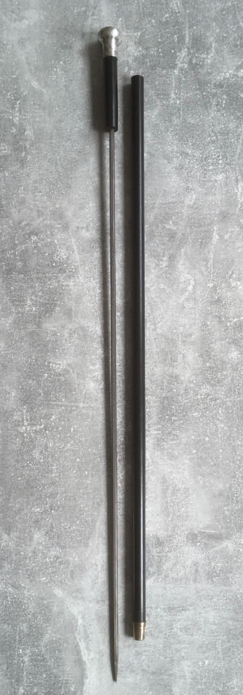 Early 20th Century Ebony Sword Stick Chester 1922