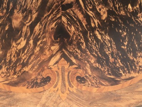COROMANDEL WALNUT INLAID CENTRE TABLE AND DESK IN LOUIS XV STYLE - ADDITIONAL PHOTO 19