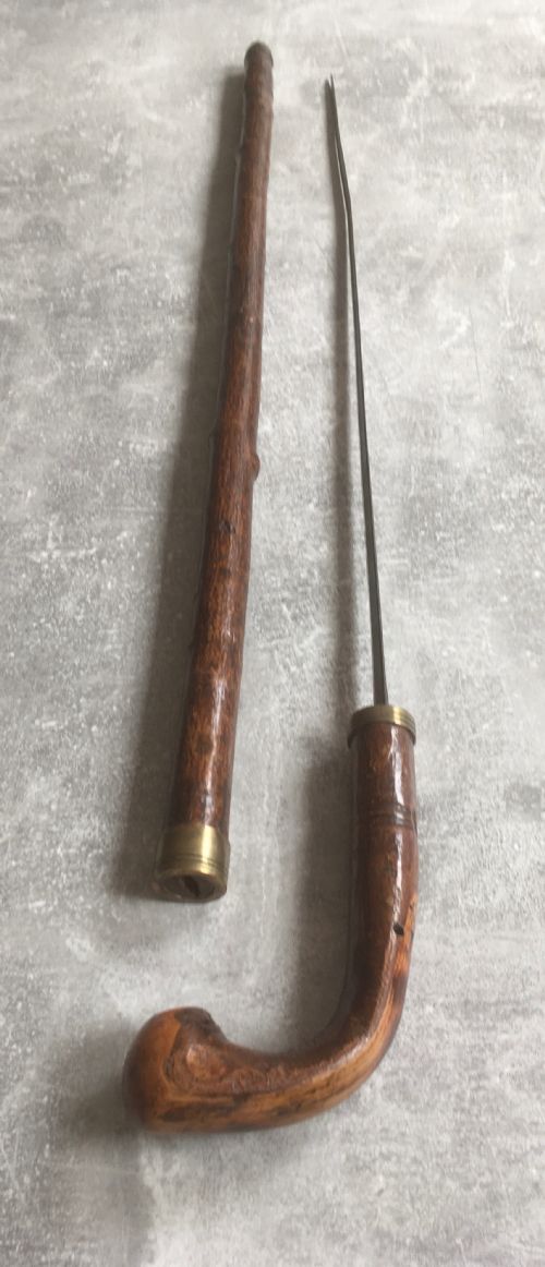 19th Century Oak Sword Stick