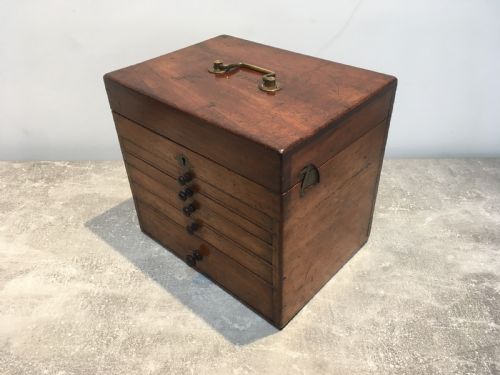 MAHOGANY INSTRUMENT CASE FOR A VICTORIAN DENTIST - ADDITIONAL PHOTO 1