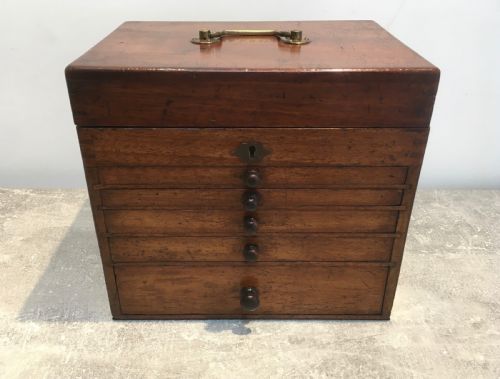 MAHOGANY INSTRUMENT CASE FOR A VICTORIAN DENTIST - ADDITIONAL PHOTO 6