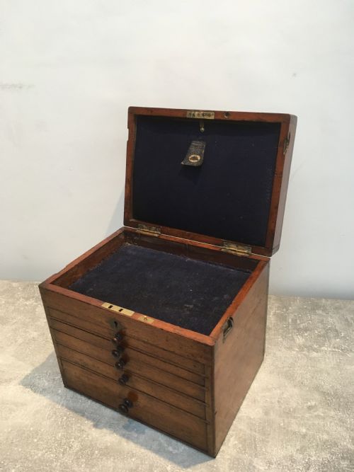 MAHOGANY INSTRUMENT CASE FOR A VICTORIAN DENTIST - ADDITIONAL PHOTO 7