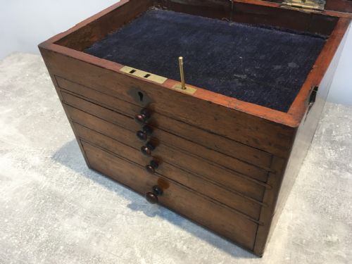 MAHOGANY INSTRUMENT CASE FOR A VICTORIAN DENTIST - ADDITIONAL PHOTO 12