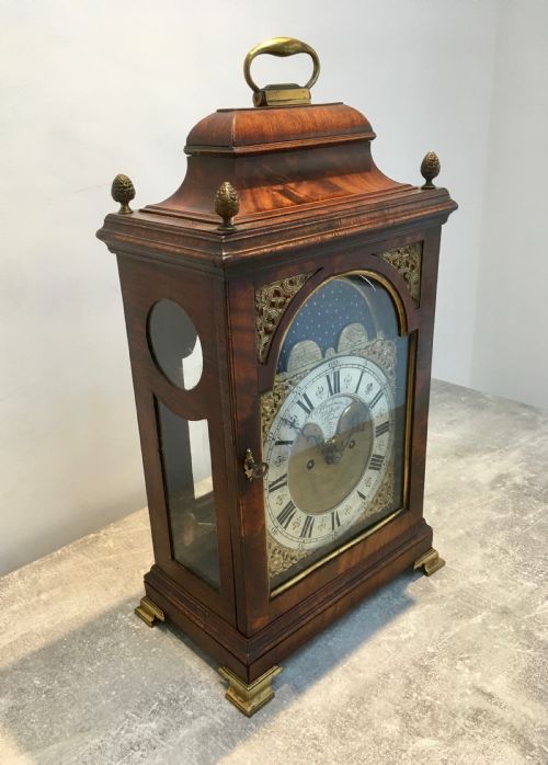 Regency Mahogany Bracket Clock by Flashman of Fleet Street