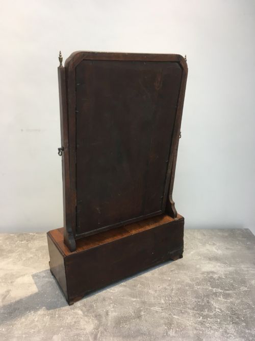 18TH CENTURY WALNUT TOILET MIRROR - ADDITIONAL PHOTO 11