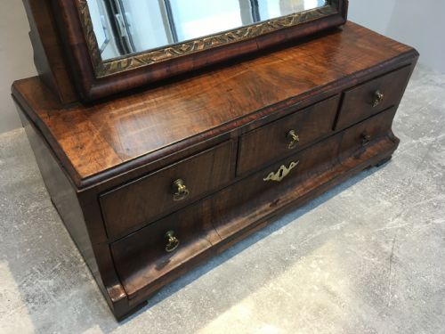 18TH CENTURY WALNUT TOILET MIRROR - ADDITIONAL PHOTO 12