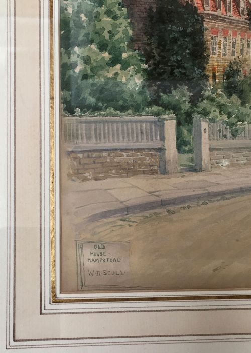 PAIR OF WD SCULL WATERCOLOURS OF HAMPSTEAD - ADDITIONAL PHOTO 1