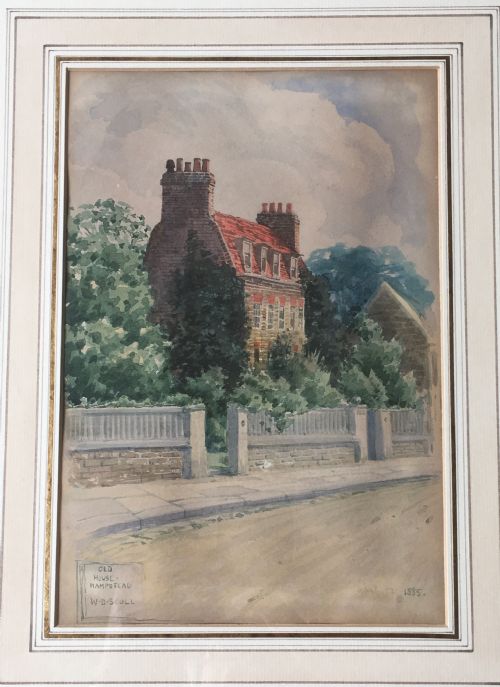 PAIR OF WD SCULL WATERCOLOURS OF HAMPSTEAD - ADDITIONAL PHOTO 2