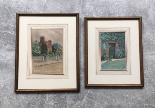 PAIR OF WD SCULL WATERCOLOURS OF HAMPSTEAD - ADDITIONAL PHOTO 9