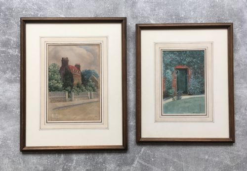 PAIR OF WD SCULL WATERCOLOURS OF HAMPSTEAD - ADDITIONAL PHOTO 10
