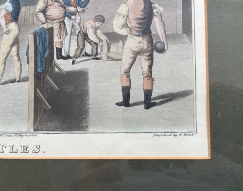 FRAMED SPORTING PRINT SKITTLES - ADDITIONAL PHOTO 3
