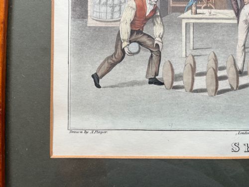 FRAMED SPORTING PRINT SKITTLES - ADDITIONAL PHOTO 4