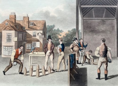 FRAMED SPORTING PRINT SKITTLES - ADDITIONAL PHOTO 5