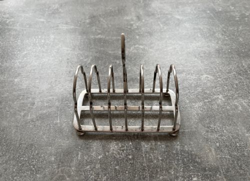 Silver Toast or Letter Rack