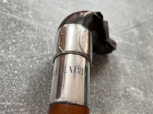 DOGS HEAD SWORD STICK ENGRAVED FOR J POLLARD - ADDITIONAL PHOTO 6