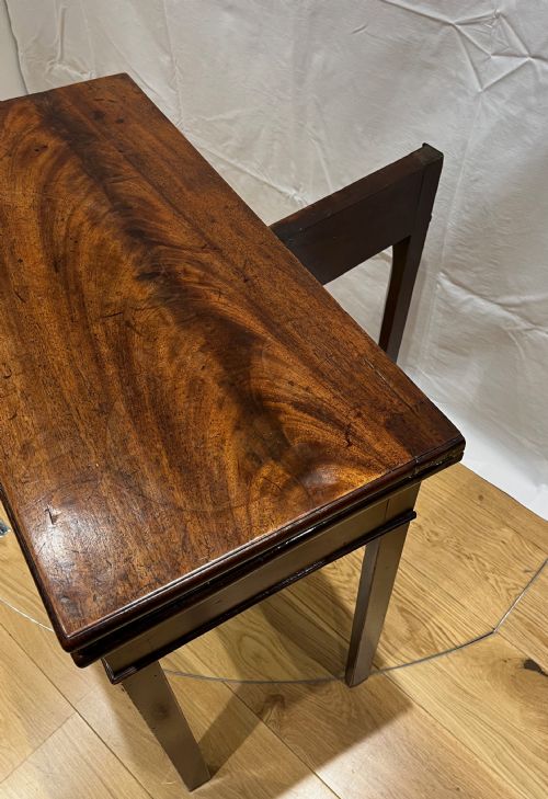 REGENCY MAHOGANY FOLD OVER SIDE TABLE - ADDITIONAL PHOTO 5