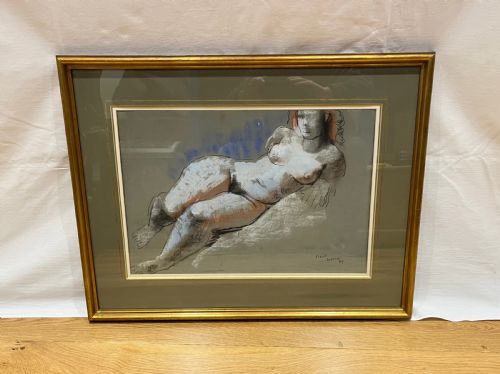 PAINTING RECLINING NUDE BY FRANK DOBSON 18861963 - ADDITIONAL PHOTO 1